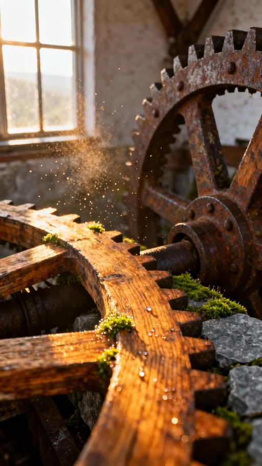 Rusty Machine Gif Free Time's rusty embrace Image - Mill, Rusty, Gear | Download at StockCake