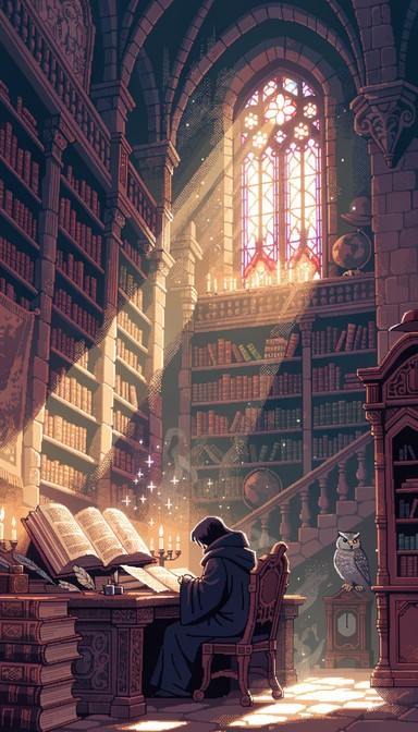 Free Medieval Library Magic Image - Library, Medieval, Fantasy ...