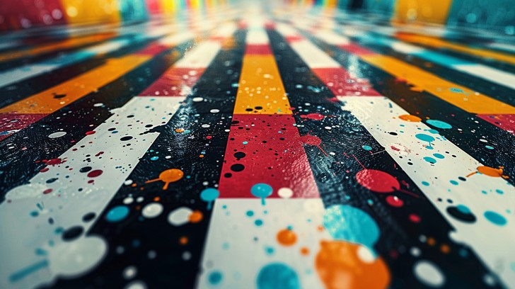 Normal Street Colors Free Colorful Painted Street Image - Art, Street, Colorful | Download ...