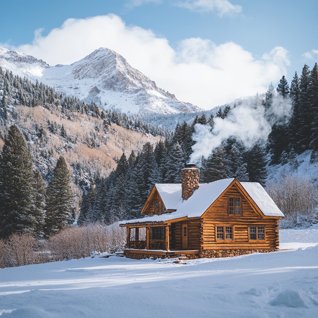 Free Snowy mountain cabin Image - Winter, Cabin, Snow | Download at ...