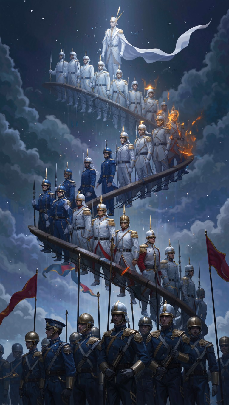 Free Ascending Ethereal Army Image - Fantasy, Surreal, Military ...