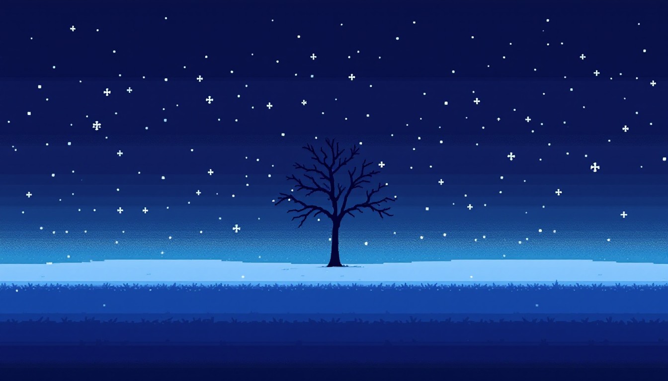 Free Winter Pixel Solitude Image - Pixel, Winter, Snow | Download at ...