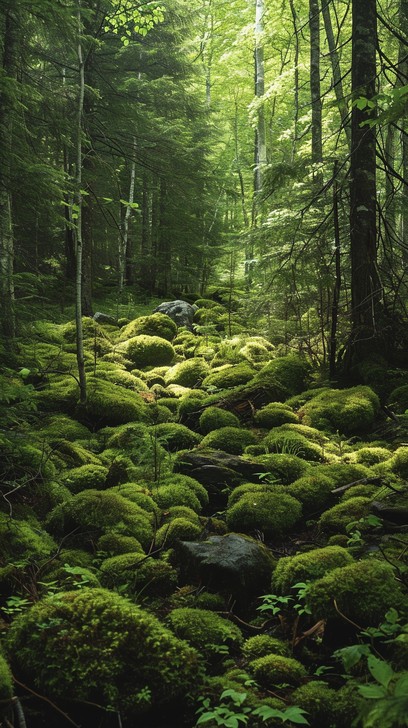Free Mossy forest floor Image - Forest, Moss, Mushrooms | Download at ...