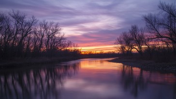 Free Sunset river view Image - Sunset, River, Reflection | Download at ...