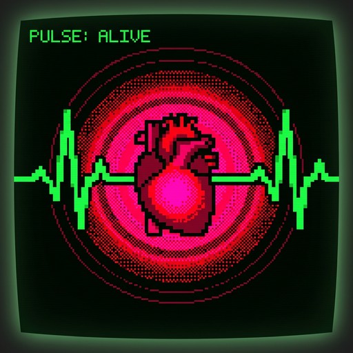 Free Pixel Heart Pulse Image - Pixel, Heart, Retro | Download at StockCake