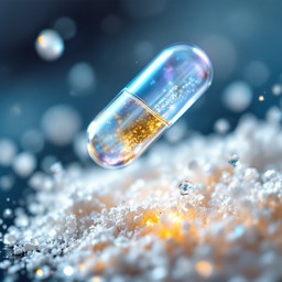 Free Glowing Medicine Crystal Image - Capsule, Pharmaceutical, Crystal ...