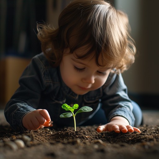 Free Child Observes Plant Image - Child, Plant, Curious | Download at ...
