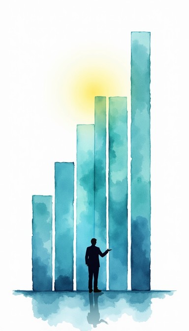 Free Ascending Data Visualization Image | Download at StockCake