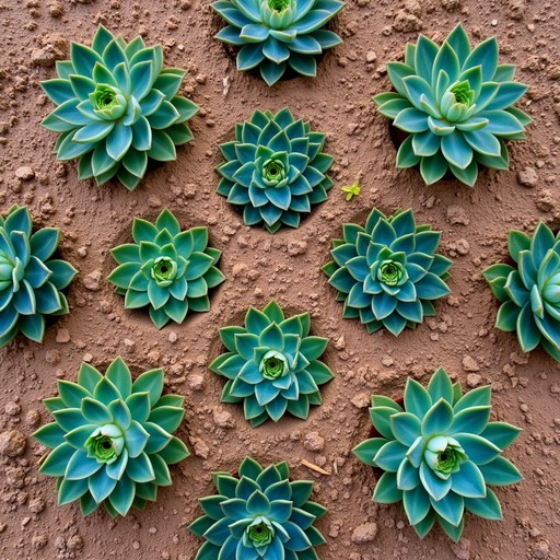 Free Succulent Geometric Pattern Image - Succulents, Rosettes, Green ...