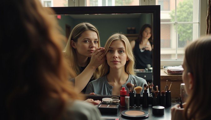 Free Beauty in progress Image - Makeup, Studio, Mirror | Download at ...