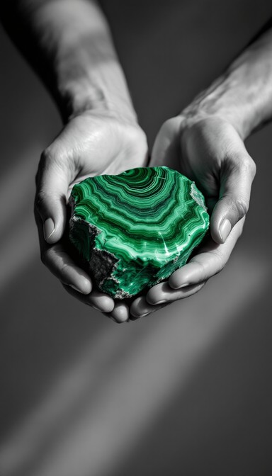 Free Holding Green Malachite Image - Malachite, Mineral, Stone ...