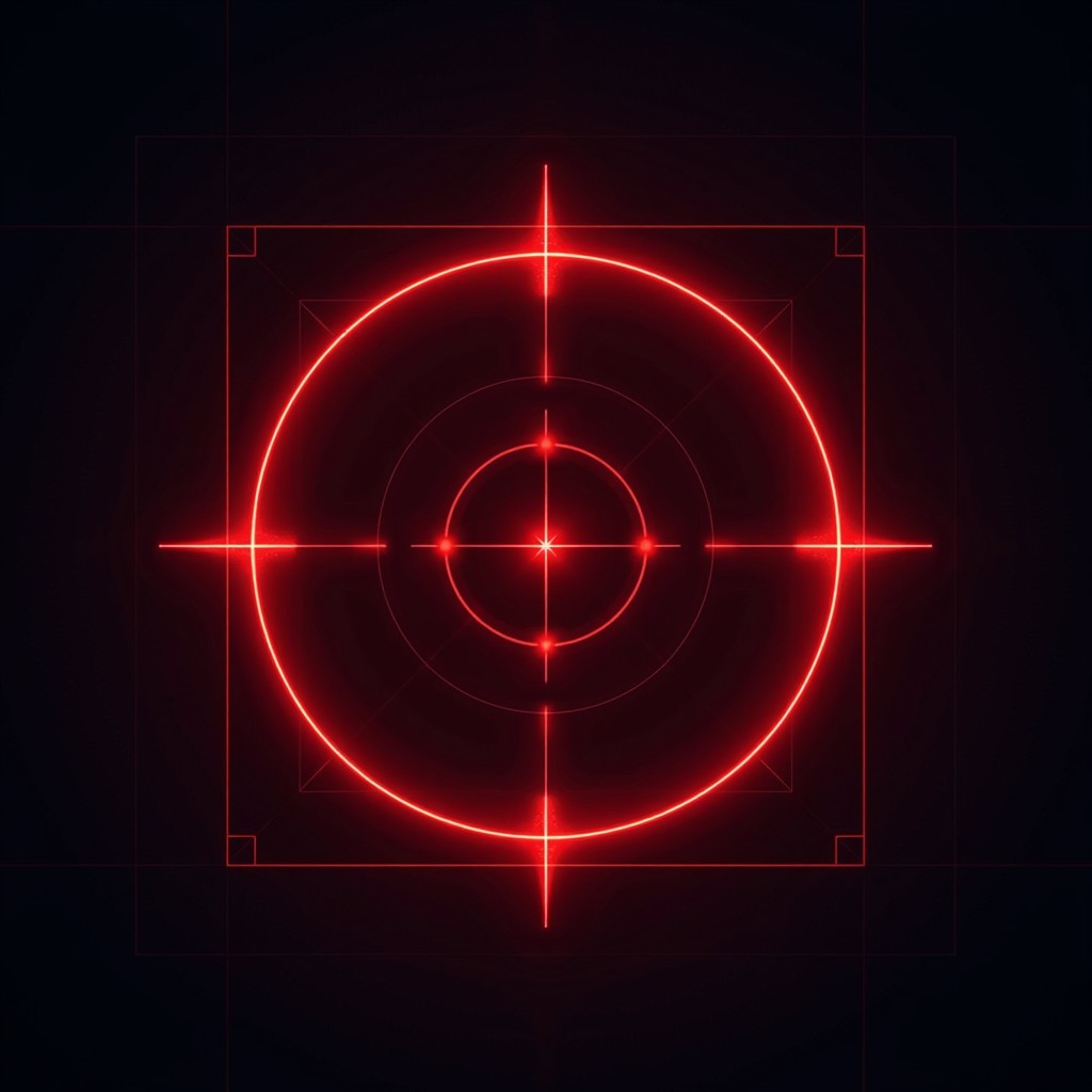Targeting Reticle Texture Free Red Precision Reticle Image - Reticle, Targeting, Holographic ...