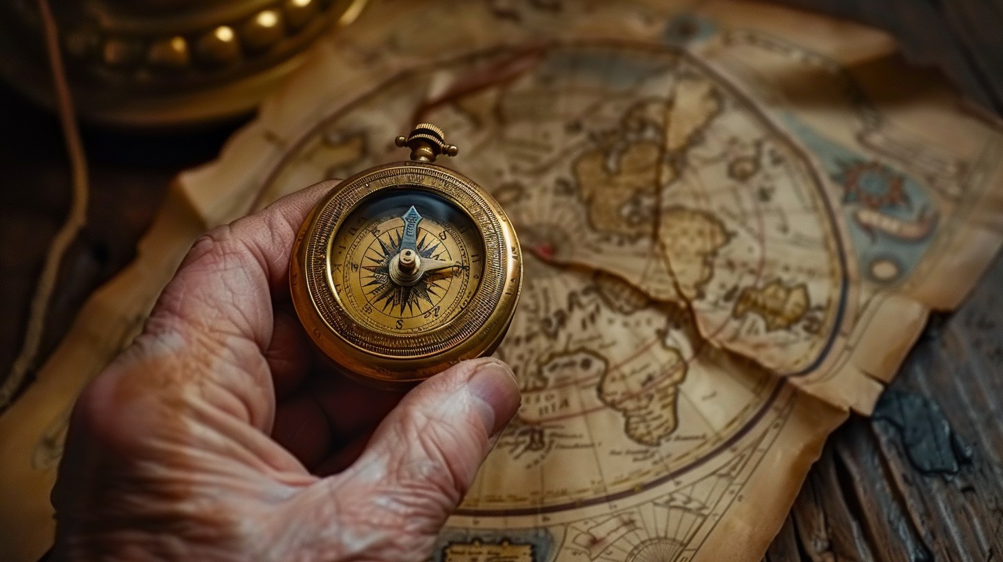 Free Hand Holding Compass Image - Compass, Hand, Map | Download at ...