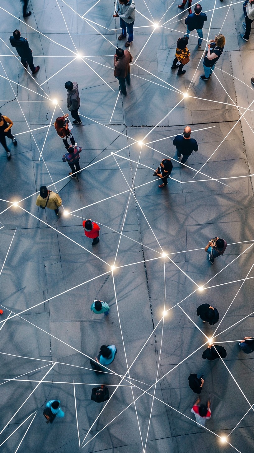Internet Crowd Download Illuminated network crowd Image - Crowd, Network, Illuminated ...