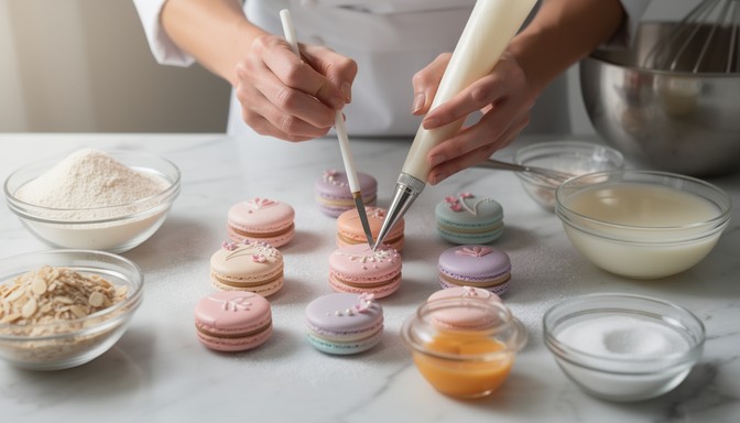 Free Crafting French Macarons Image - Baking, Macarons, Pastry ...