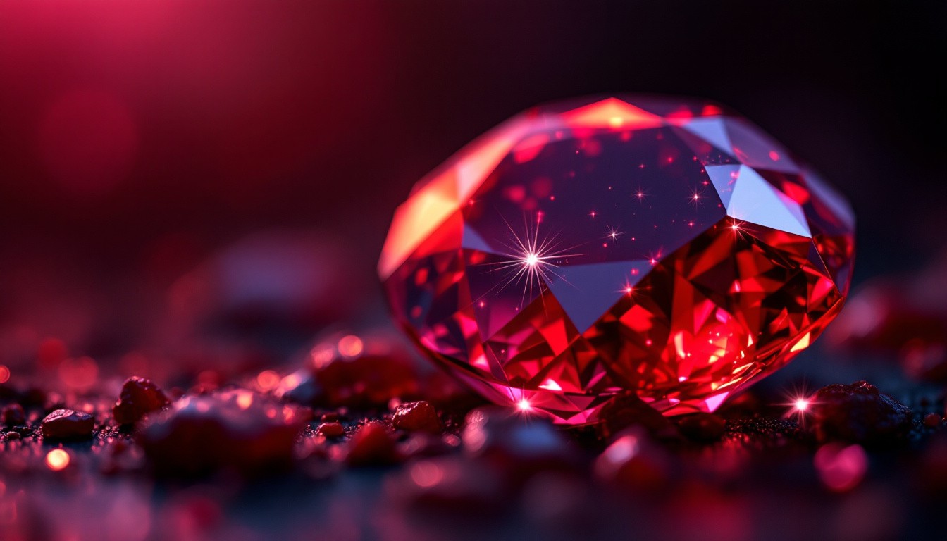 Free Gleaming Red Gem Image - Gem, Red, Sparkling | Download at StockCake