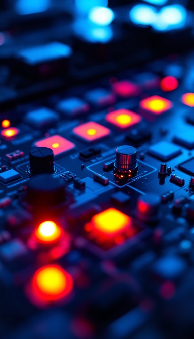 Free Glowing Control Panel Image - Electronic, Led, Control | Download ...