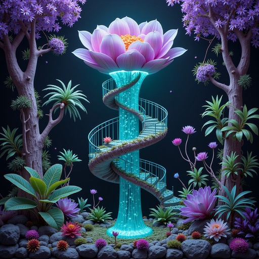 Free Luminous Botanical Spiral Image - Botanical, Spiral ...