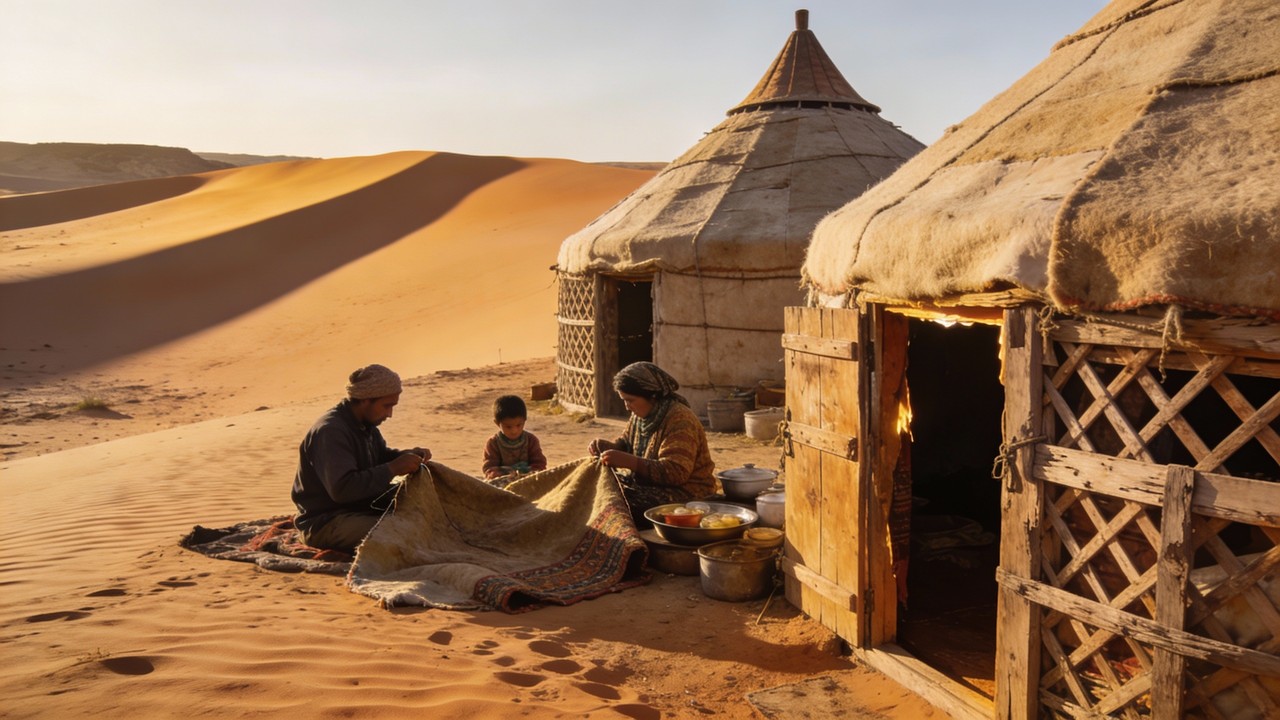 Nomadic Statik Free Desert Nomadic Life Image - Desert, Yurts, Nomadic | Download at ...