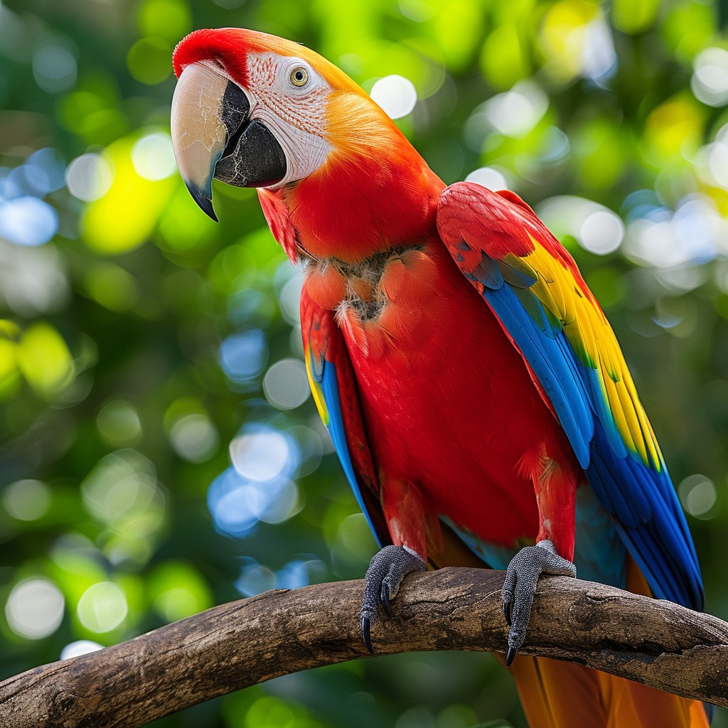 Parrot Colorful Free Colorful Parrot Perched Image - Parrot, Macaw, Colorful | Download ...