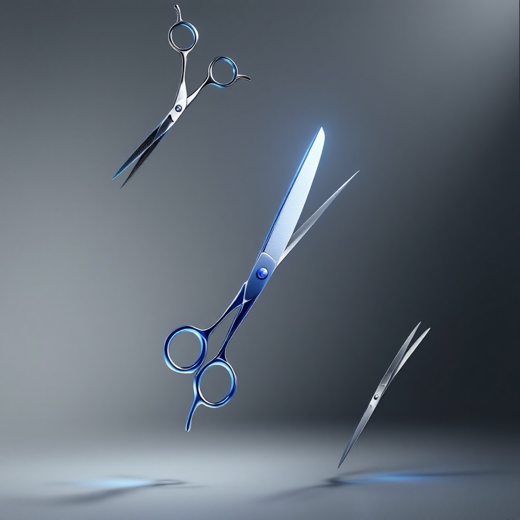 Free Floating Steel Scissors Image - Scissors, Steel, Floating ...