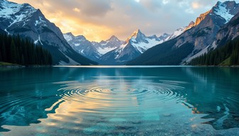 Free Rippling Mountain Reflections Image - Mountains, Lake, Ripples ...