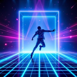 Neon Rave Motion Free Neon Dance Revolution Image - Cyberpunk, Synthwave, Neon ...