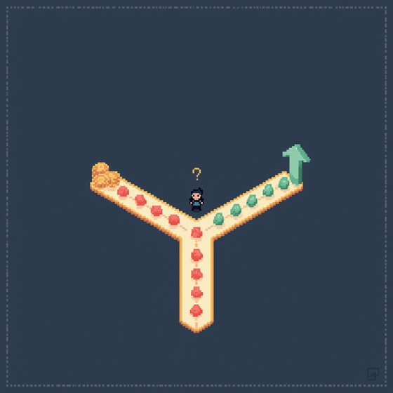 Free Choose Your Journey Image - Crossroads, Pixel, Retro | Download at ...