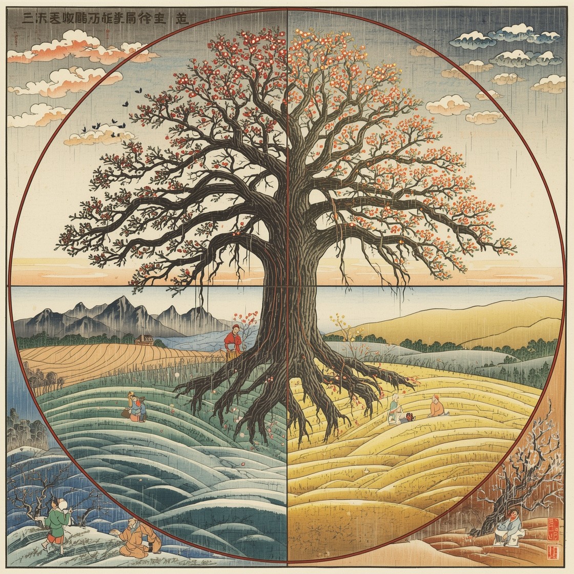 Free Four Seasons Tree Image - Tree, Seasons, Autumn | Download at ...