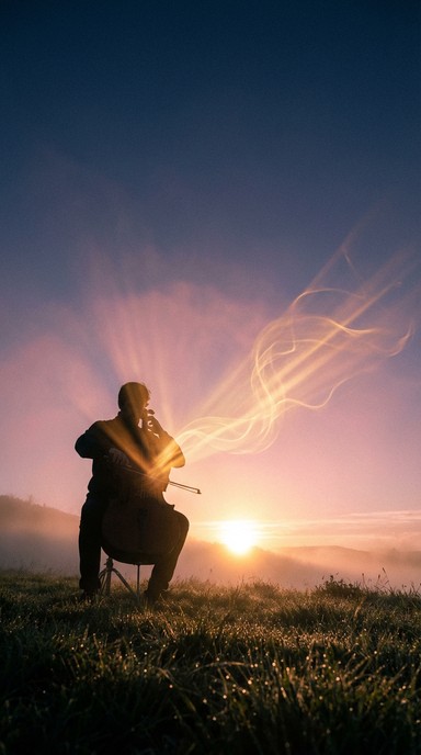 Sunlight On Instruments Free Music Meets Sunrise Image - Sunrise, Musician, Silhouette ...