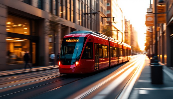 Free Gliding Urban Tram Image - Tram, Melbourne, Urban | Download at ...