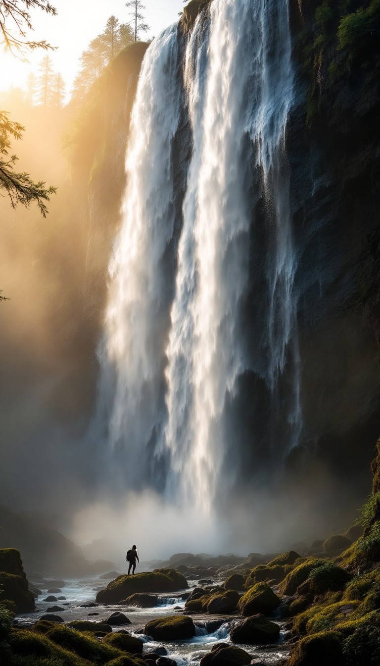 Explor Waterfall Free Majestic Waterfall Explorer Image - Waterfall, Nature, Adventure ...