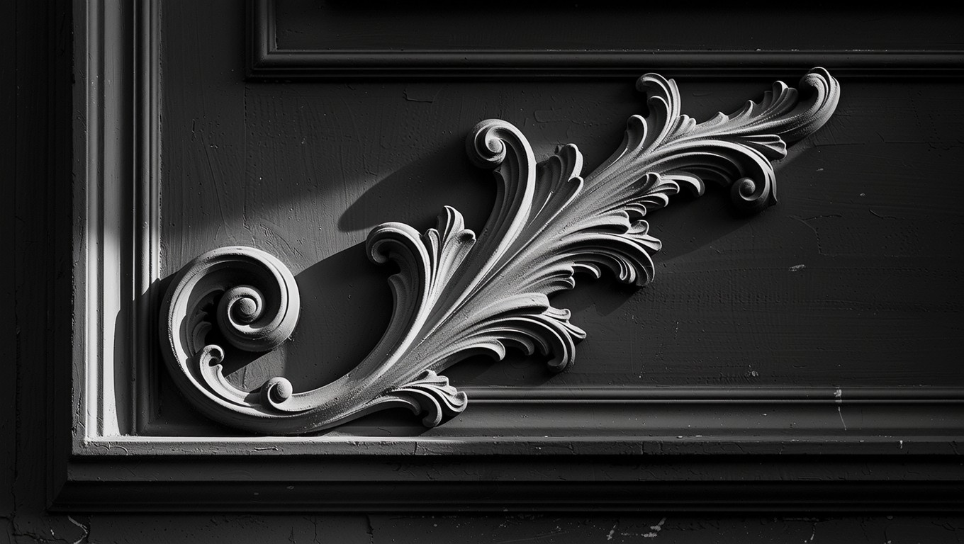 Free Elegant Baroque Scrollwork Image - Baroque, Ornament, Scrollwork ...