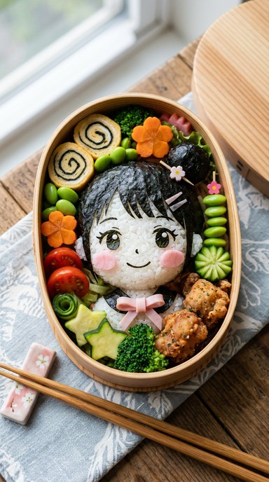 Free Kawaii Bento Art Image - Bento, Kawaii, Rice | Download at StockCake
