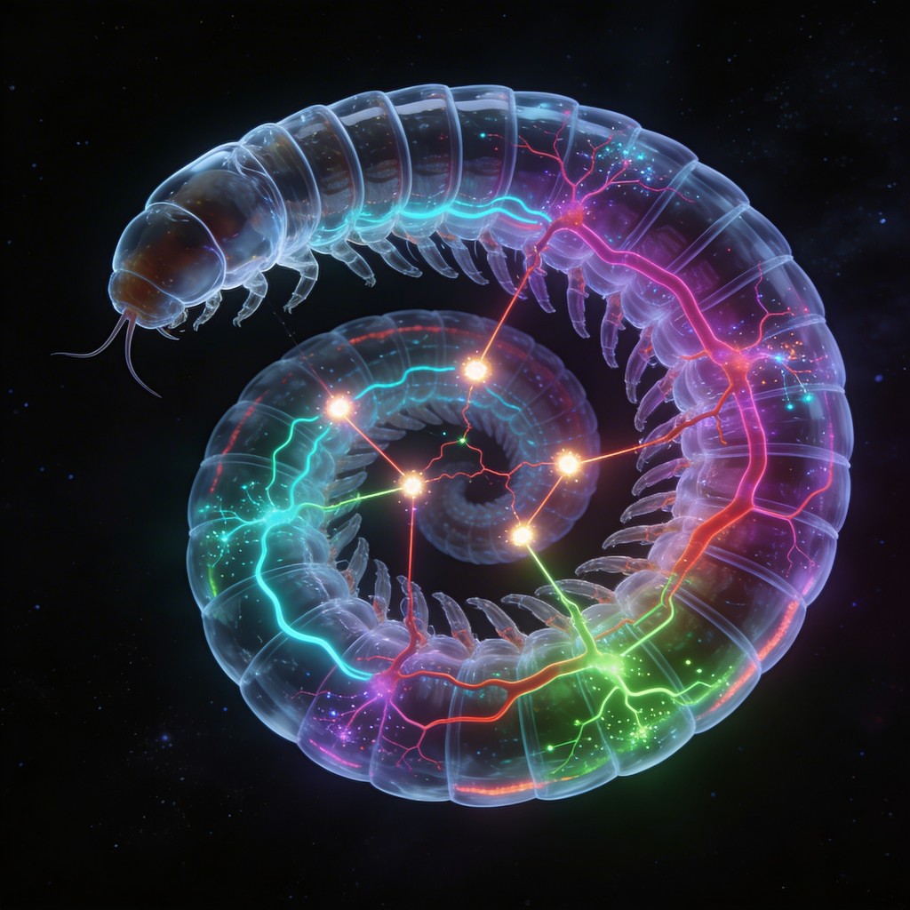 Lightworm Free Cosmic Glowing Worm Image - Worm, Earthworm, Transparent ...