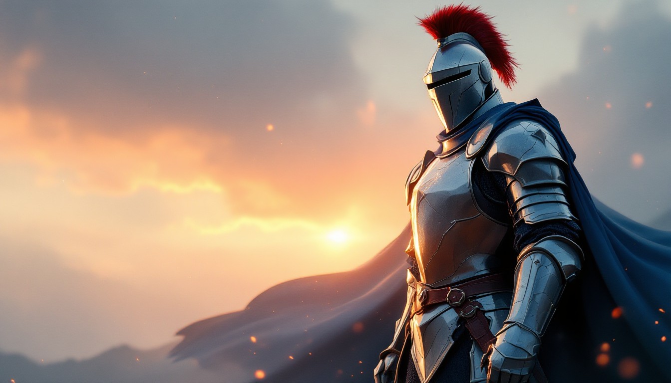 Free Dawn's Valiant Knight Image - Knight, Warrior, Dawn | Download at ...