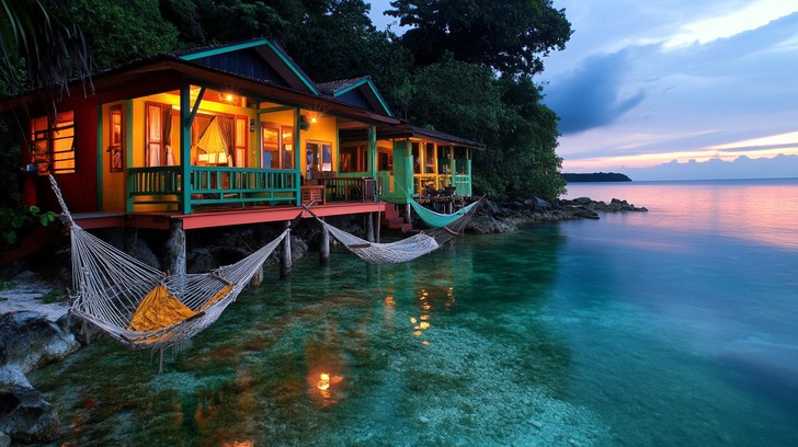 Free Tropical Beach House Image - Tropical, Beach, House | Download at ...