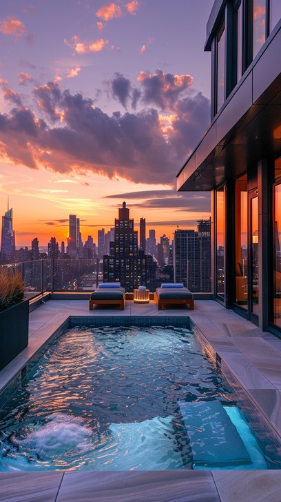 Free Cityscape Pool View Image - Cityscape, Pool, Sunset | Download at ...