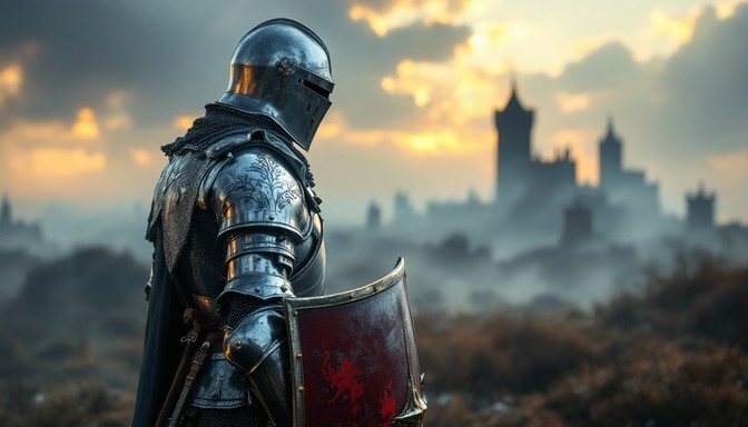 Free Knight Awaits Battle Image - Knight, Warrior, Armor | Download at ...