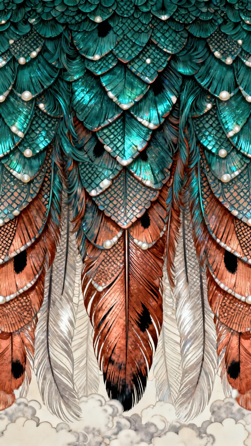Free Iridescent Feather Pattern Photo - Feathers, Plumage, Pattern ...