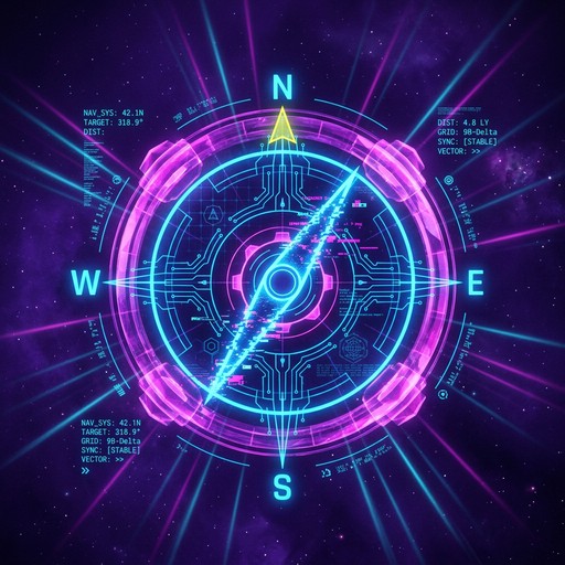 Free Neon Compass Floats Image - Compass, Holographic, Neon | Download ...