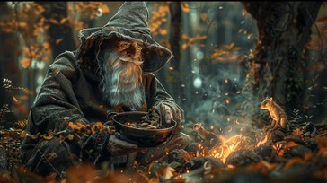 Free Mystical Forest Wizard Image - Wizard, Forest, Magic | Download at ...