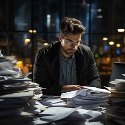 Intensive Work Free Intense Work Focus Image - Man, Laptop, Work | Download at StockCake