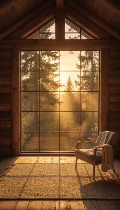 Free Forest Sunset Window Image - Sunset, Window, Cabin | Download at ...