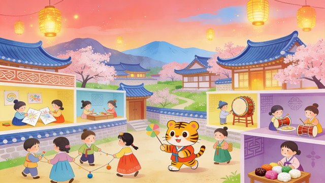Free Korean Village Celebration Image - Korean, Village, Children ...