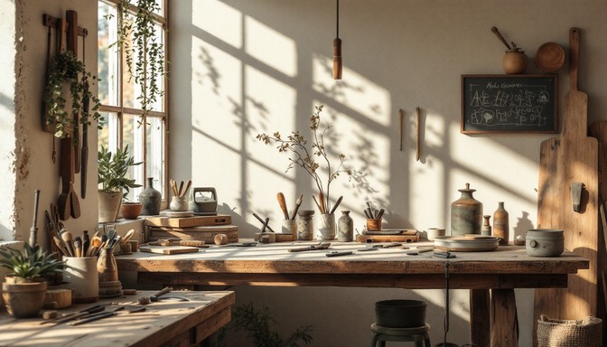 Free Sunlit Artisan Workshop Image - Workshop, Artisan, Rustic ...