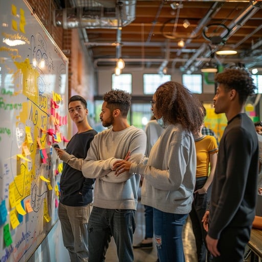 Free Team Collaboration Session Image - Teamwork, Brainstorming ...