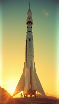 Free Rocket Meets Sunset Image - Rocket, Spacecraft, Sunset | Download ...