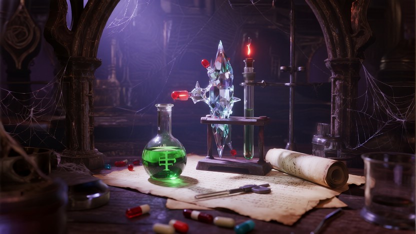 Free Gothic Science Illuminated Image - Gothic, Laboratory, Crystal ...