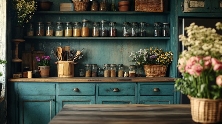 Background Images Rustic Kitchen Setting Free Rustic kitchen setup Image - Kitchen, Rustic, Vintage | Download ...